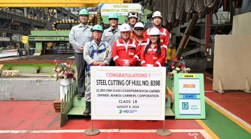 Capital Gas Ship Management Announces Steel Cutting Milestone of World’s First Multigas LCO2 Low-Pressure Carrier