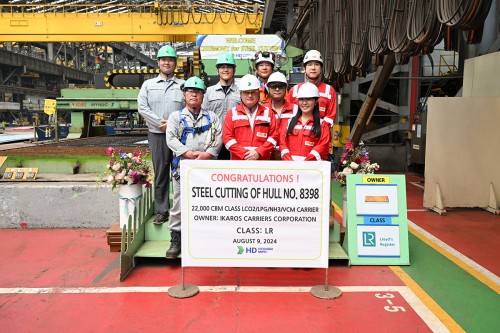 Capital Gas Ship Management Announces Steel Cutting Milestone of World’s First Multigas LCO2 Low-Pressure Carrier